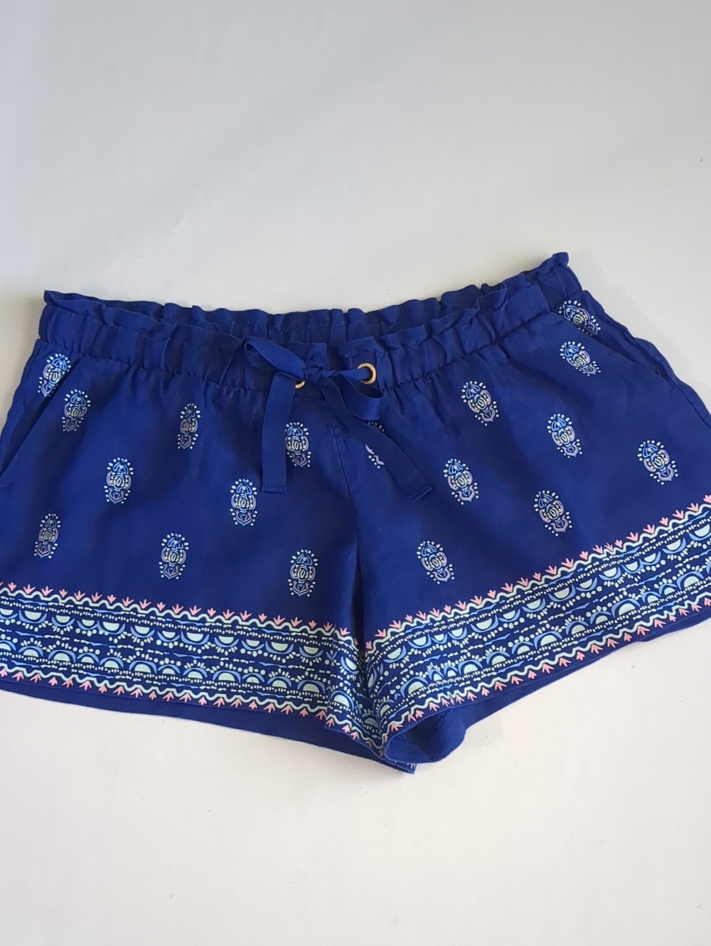 Lily Pulitzer Arey Linen Shorts Sz XL